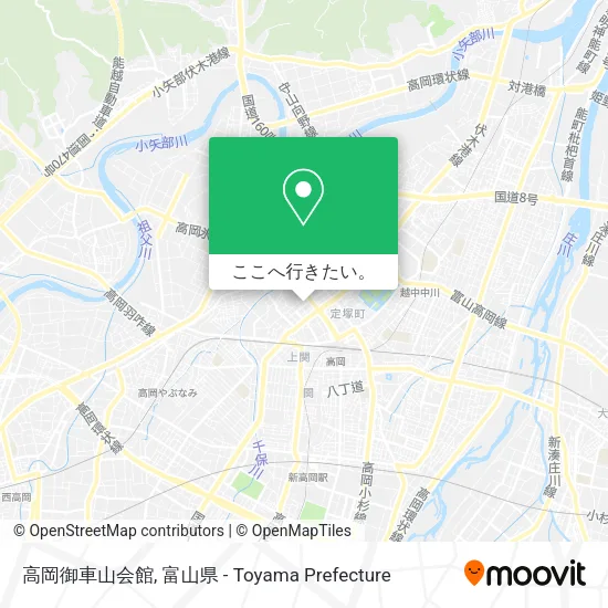 高岡御車山会館地図