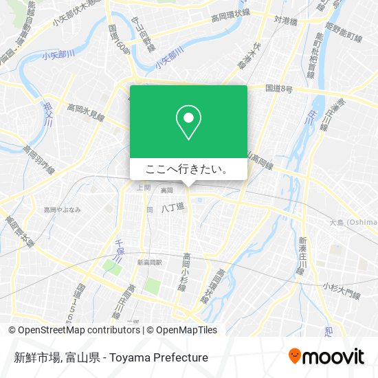 新鮮市場地図