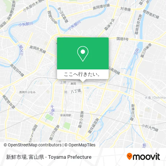 新鮮市場地図