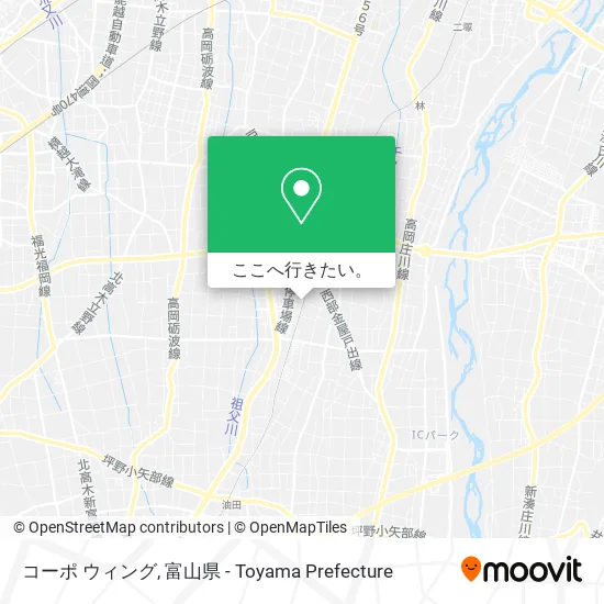 コーポ ウィング地図