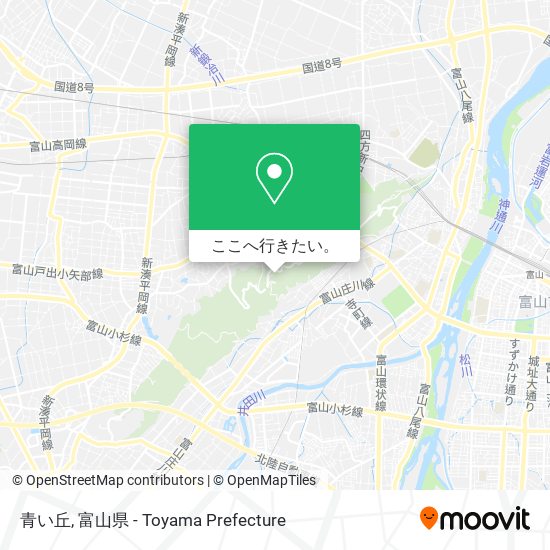 青い丘地図