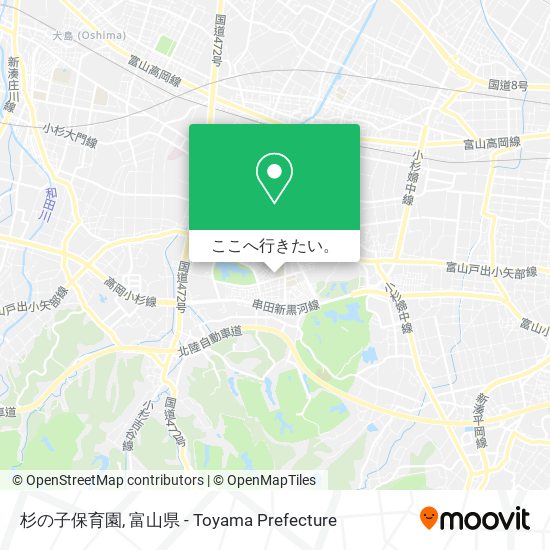 杉の子保育園地図