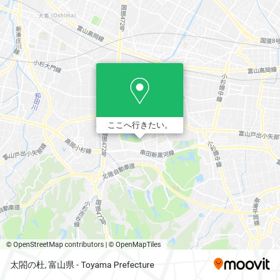 太閤の杜地図