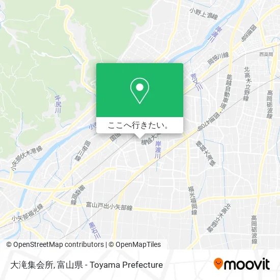 大滝集会所地図