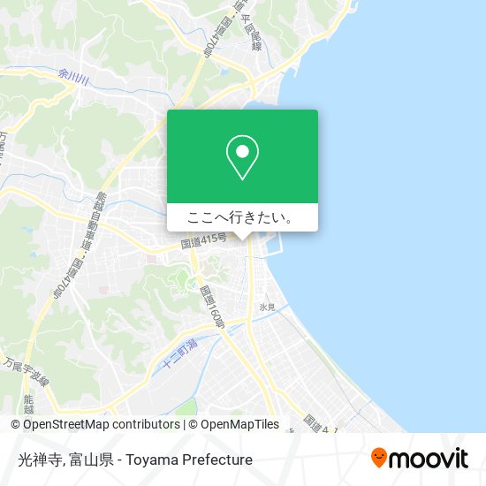 光禅寺地図