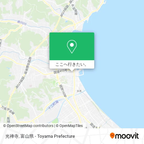 光禅寺地図