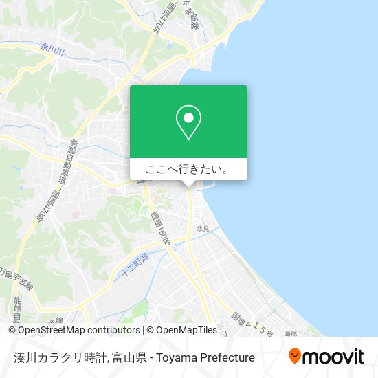 湊川カラクリ時計地図
