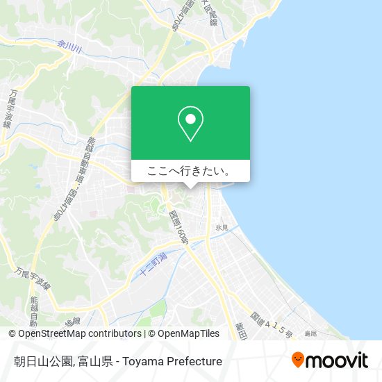 朝日山公園地図
