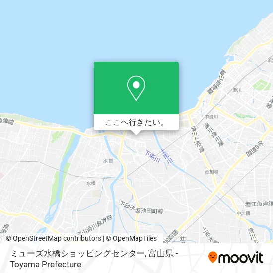 ミューズ水橋ショッピングセンター地図