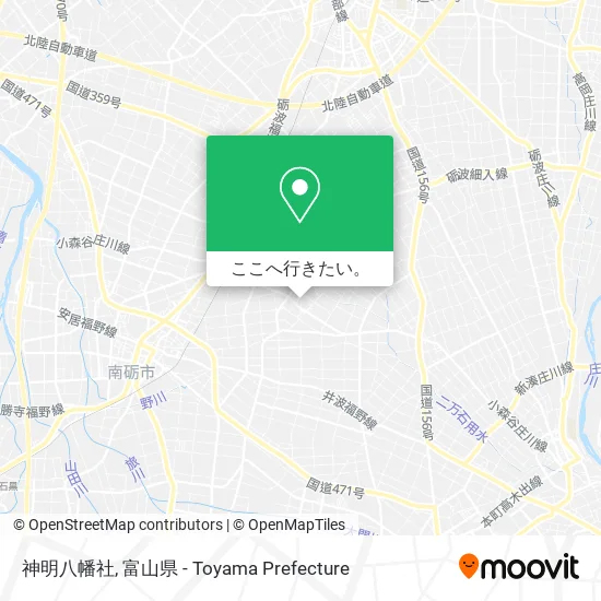 神明八幡社地図