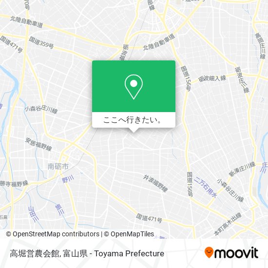 高堀営農会館地図