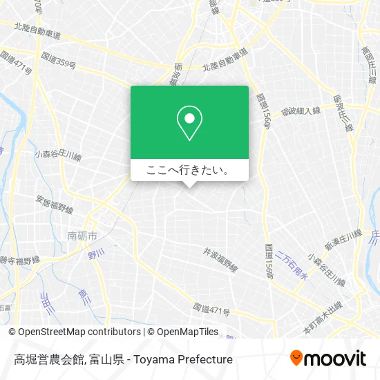 高堀営農会館地図
