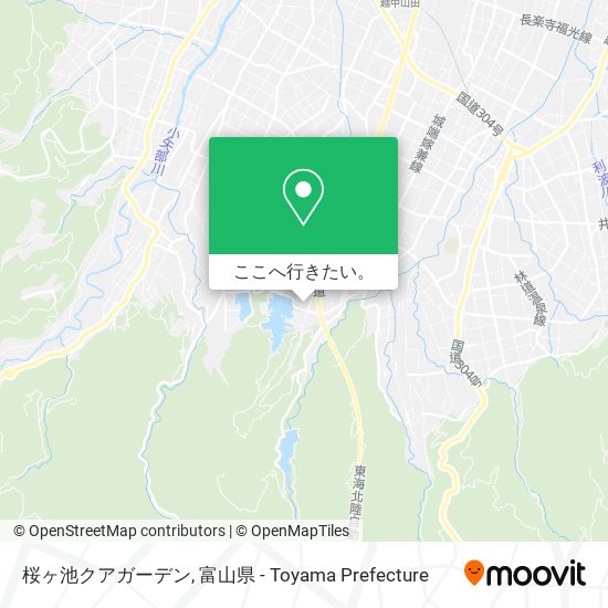 桜ヶ池クアガーデン地図