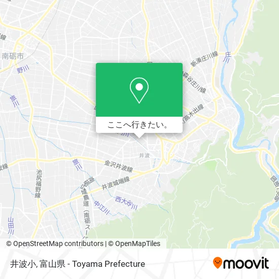 井波小地図