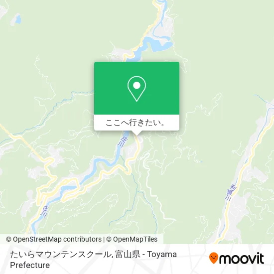 たいらマウンテンスクール地図