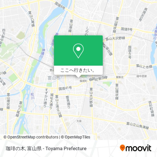 珈琲の木地図