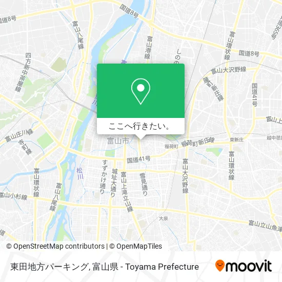 東田地方パーキング地図