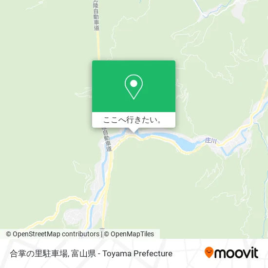 合掌の里駐車場地図