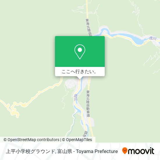 上平小学校グラウンド地図