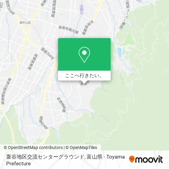 蓑谷地区交流センターグラウンド地図