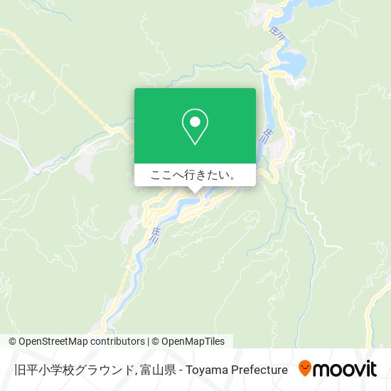 旧平小学校グラウンド地図