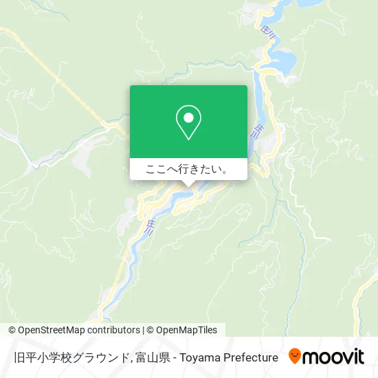 旧平小学校グラウンド地図