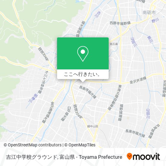 吉江中学校グラウンド地図