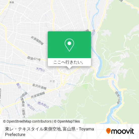 東レ・テキスタイル東側空地地図