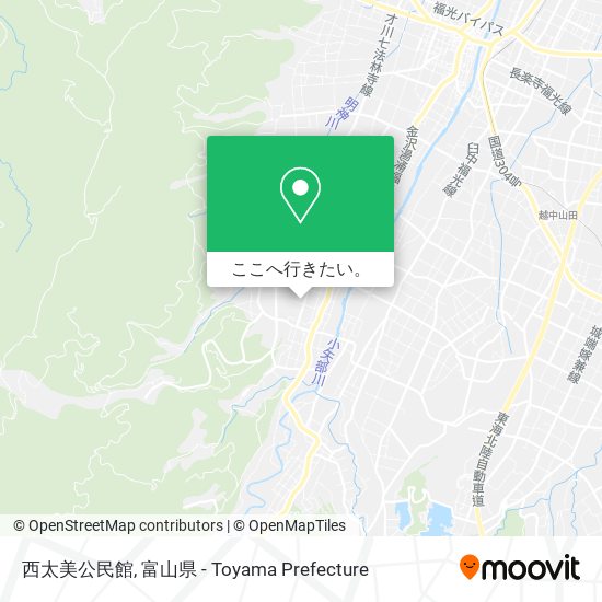 西太美公民館地図