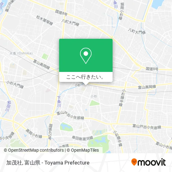 加茂社地図
