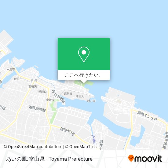 あいの風地図