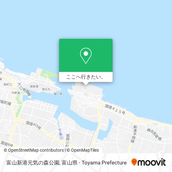 富山新港元気の森公園地図