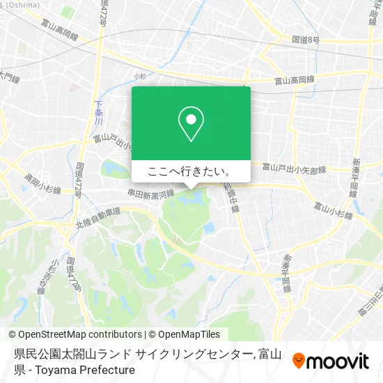 県民公園太閤山ランド サイクリングセンター地図