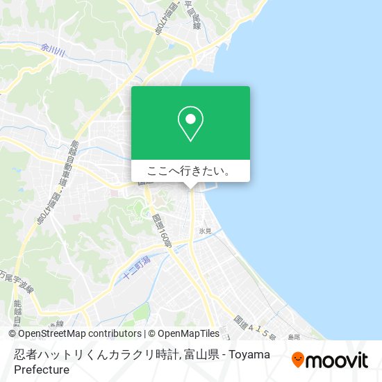 忍者ハットリくんカラクリ時計地図