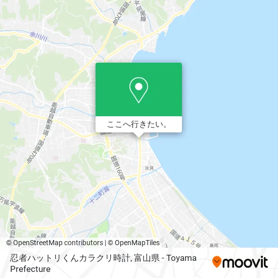 忍者ハットリくんカラクリ時計地図