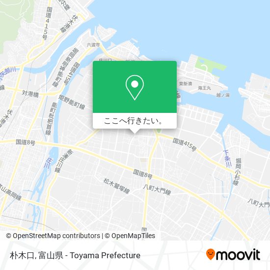 朴木口地図