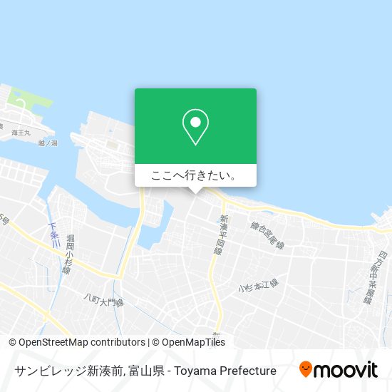 サンビレッジ新湊前地図