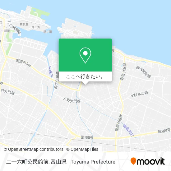 二十六町公民館前地図