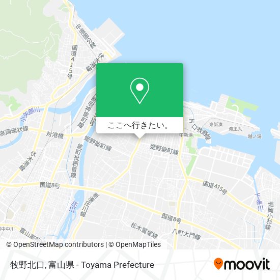 牧野北口地図