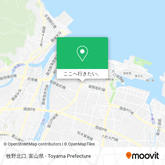 牧野北口地図