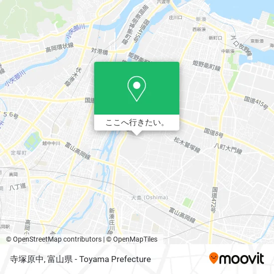 寺塚原中地図