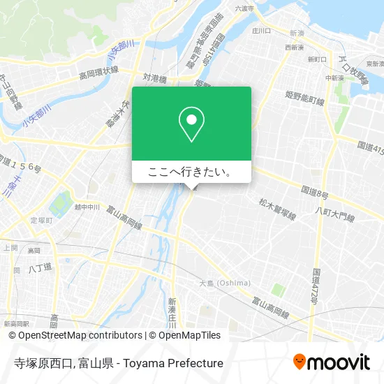 寺塚原西口地図