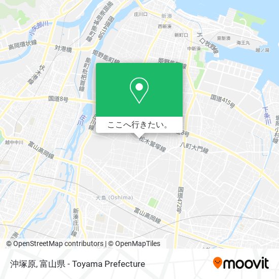 沖塚原地図
