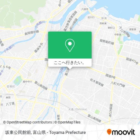 坂東公民館前地図