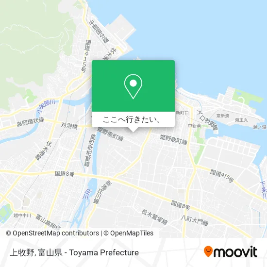 上牧野地図