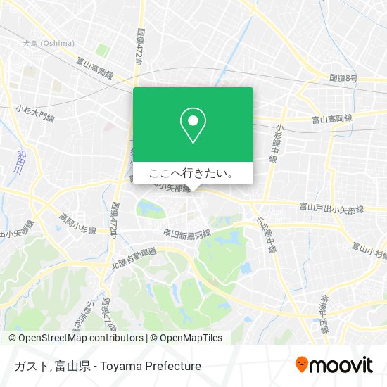 ガスト地図