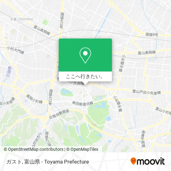 ガスト地図
