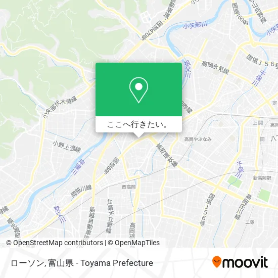 ローソン地図