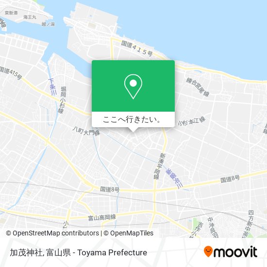 加茂神社地図