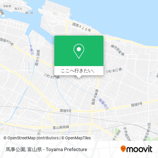 馬事公園地図
